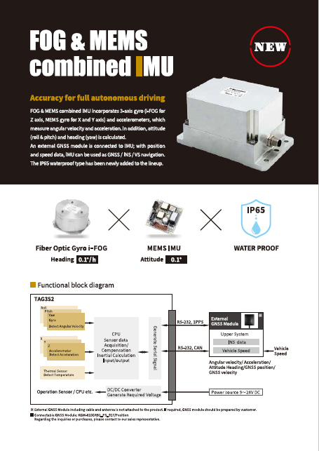 Water-proof-type-IMU